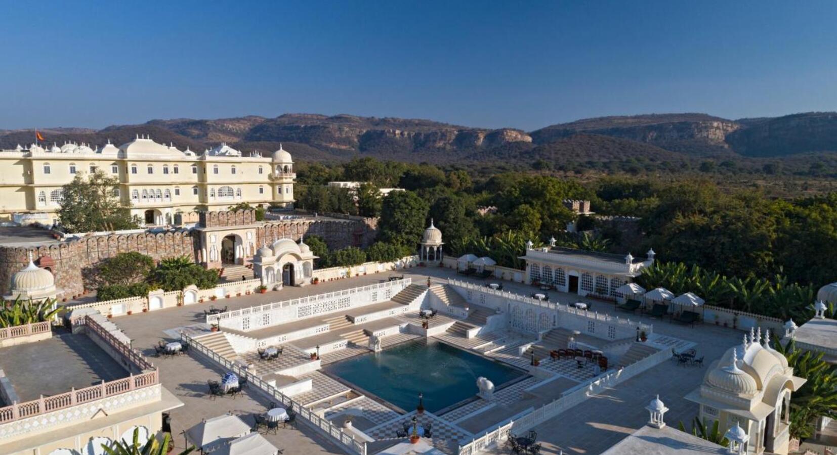 The Pool Aerial View