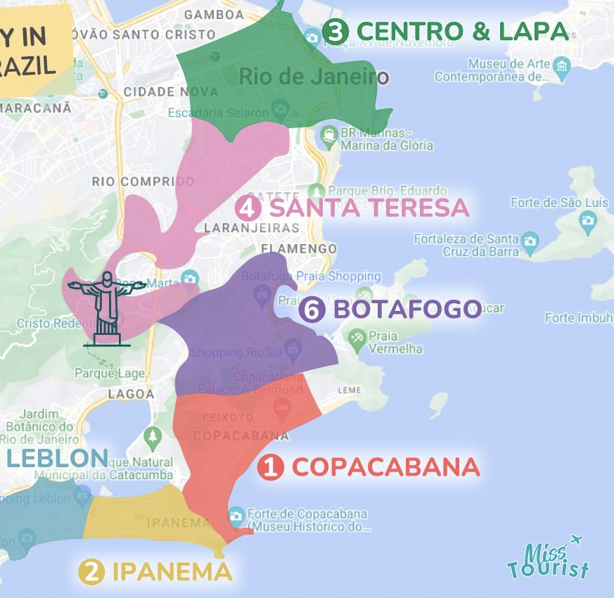 Neighbourhood map of Rio