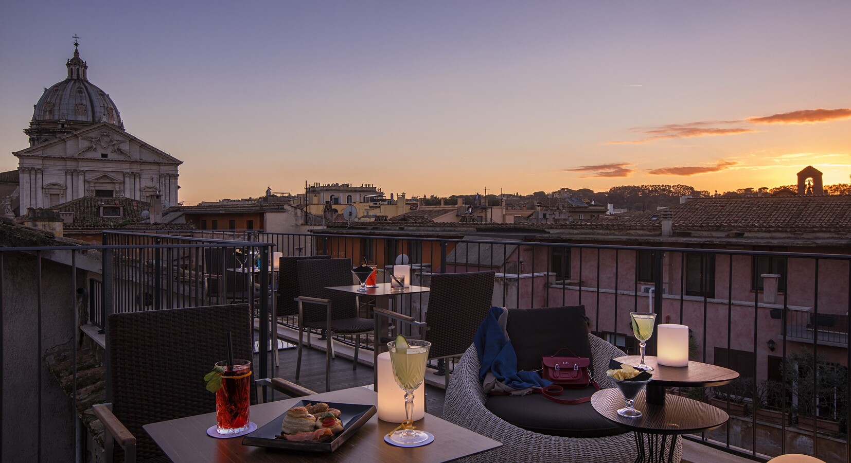 Rooftop dining