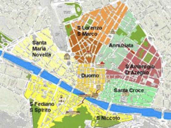 Neighbourhoods of Florence