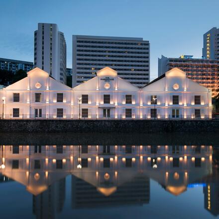 Hotel Exterior at Night