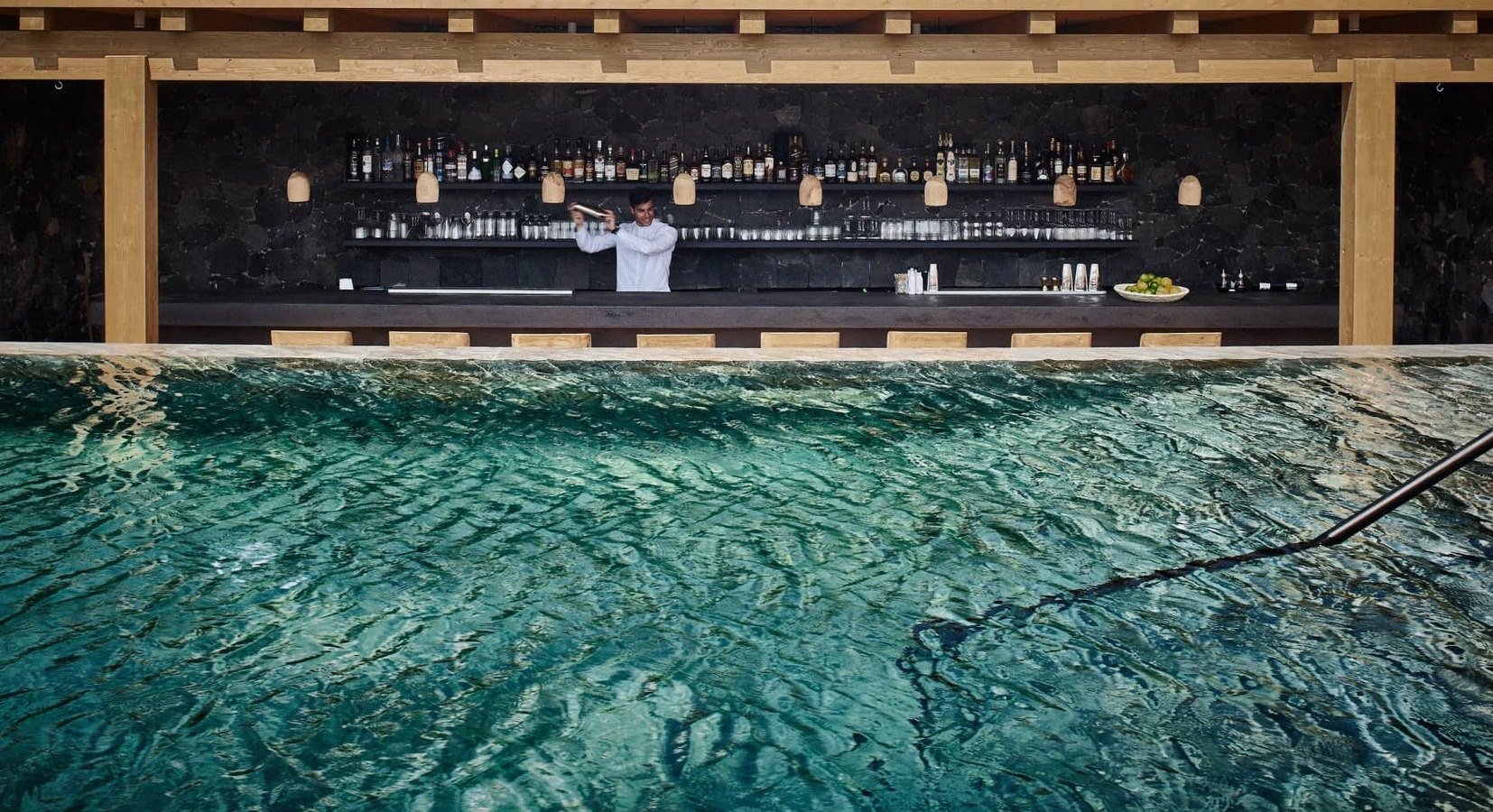 Poolside bar 