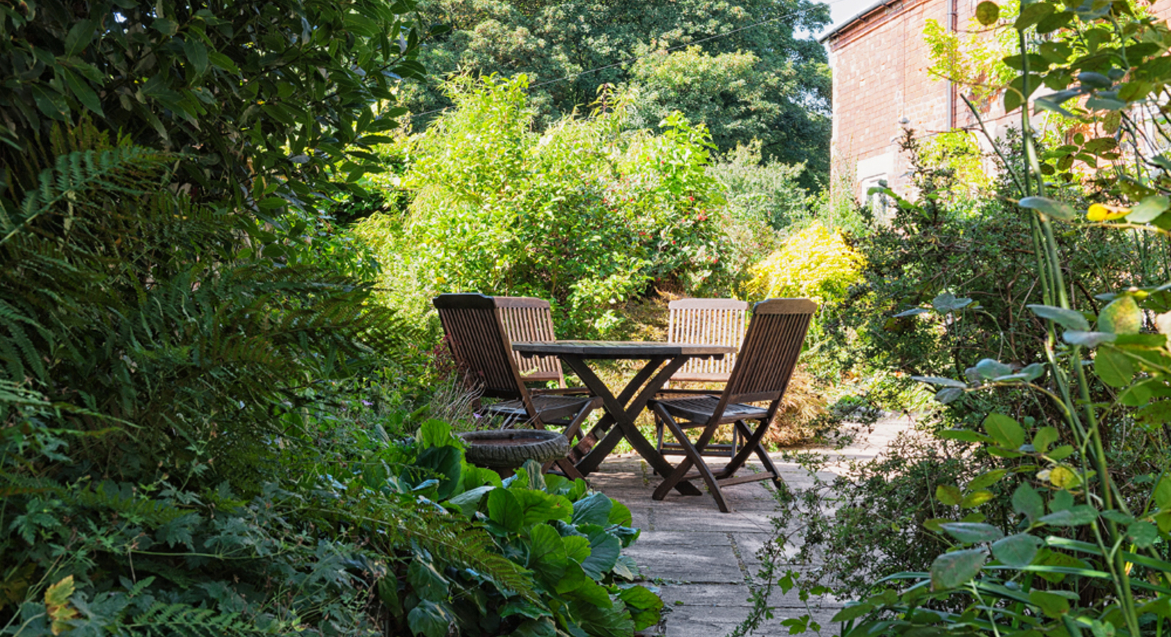 The garden terrace