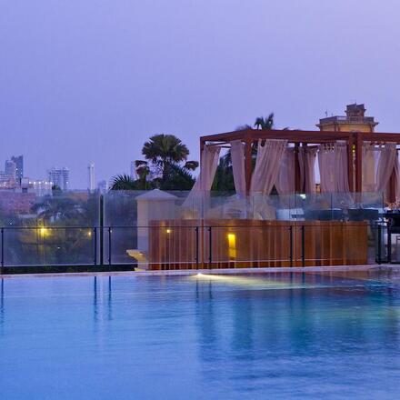 Rooftop pool