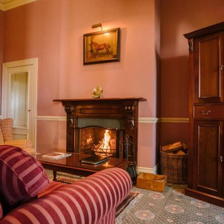 Sitting Room with Fireplace