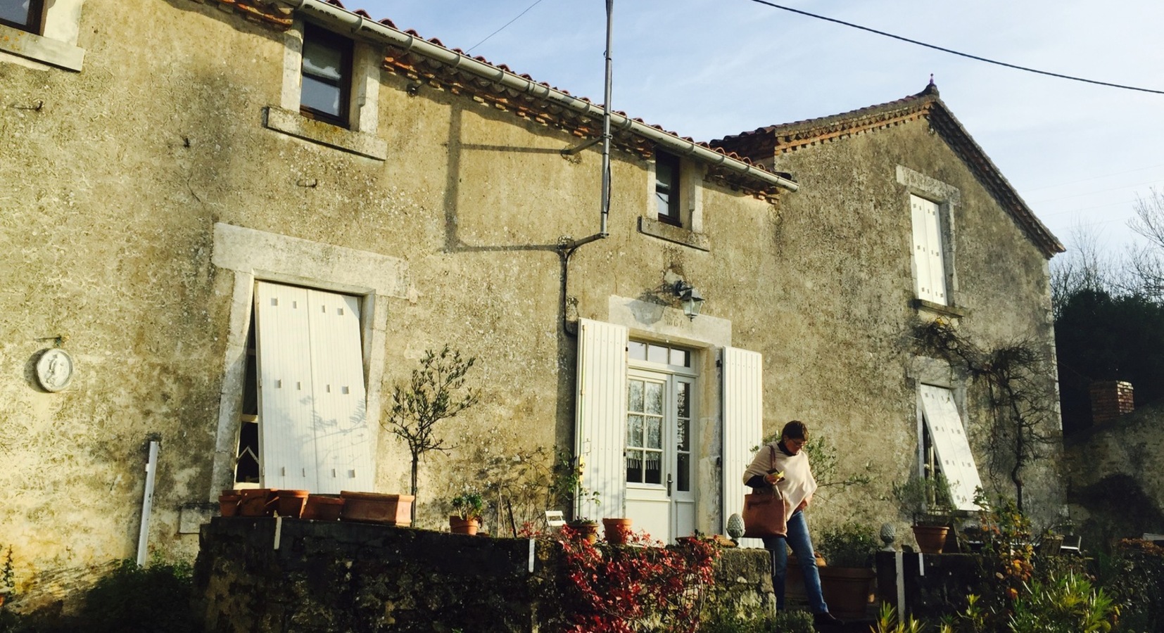 Farmhouse exterior 