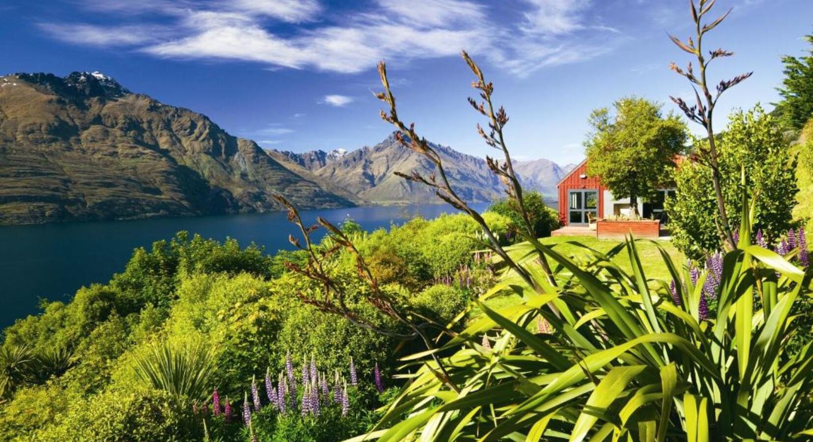 Garden with Lake Views