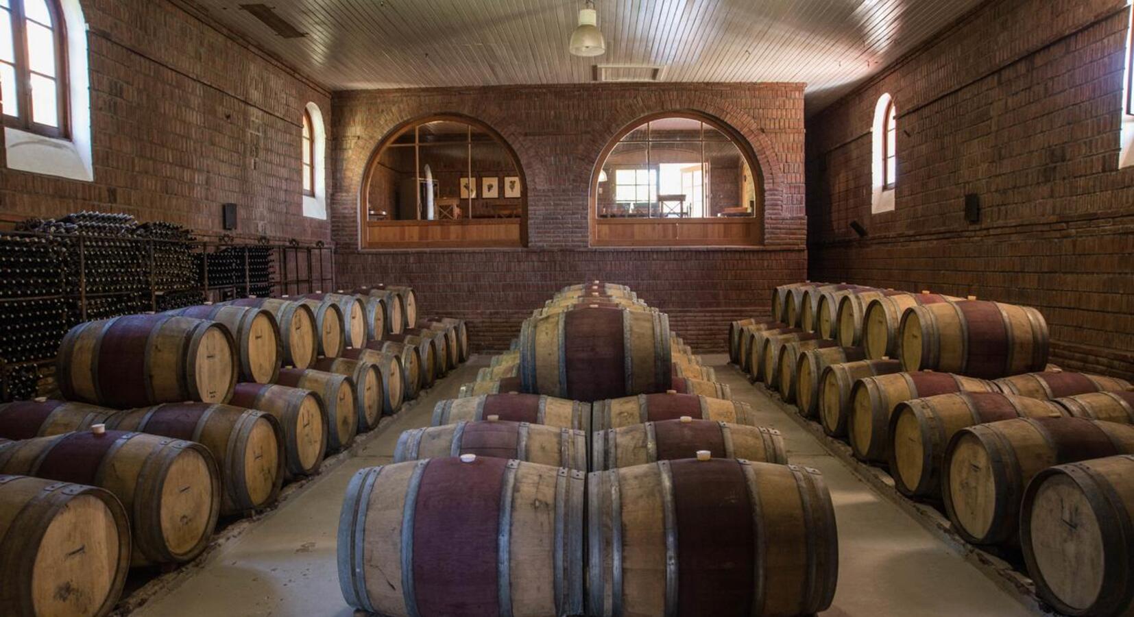 Hotel wine cellar