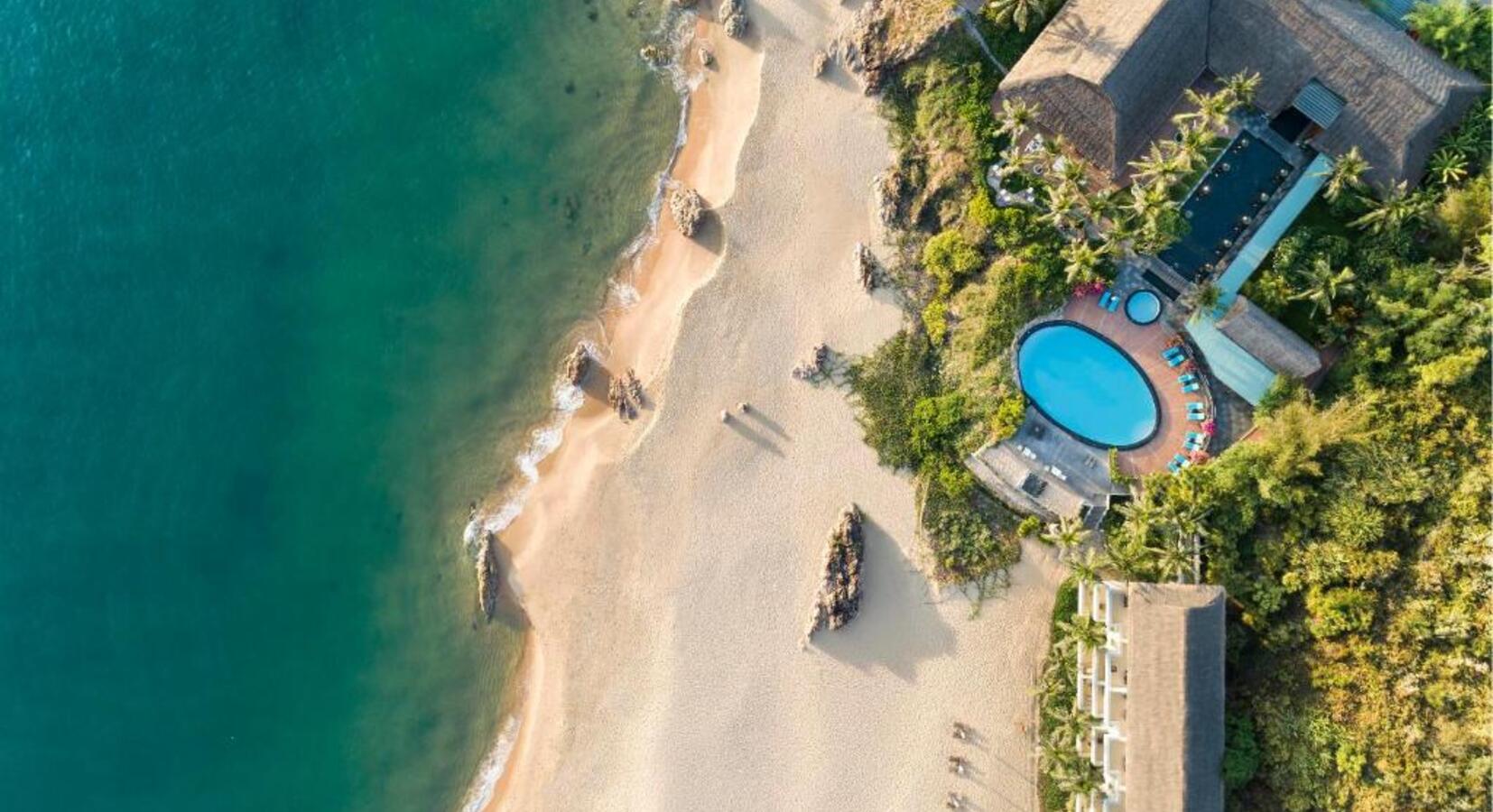 Aerial View of Resort Pool 