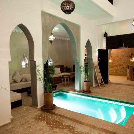 Courtyard plunge pool