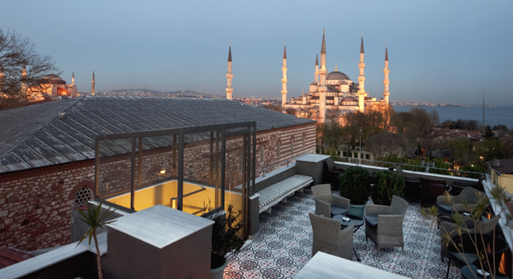 Roof terrace