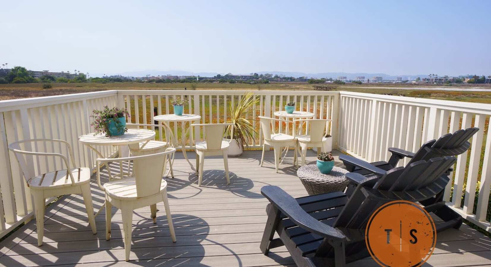 Balcony and view