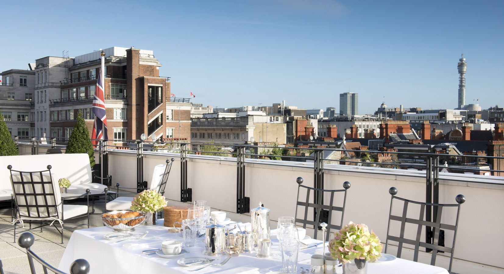 The Roosevelt Suite terrace view