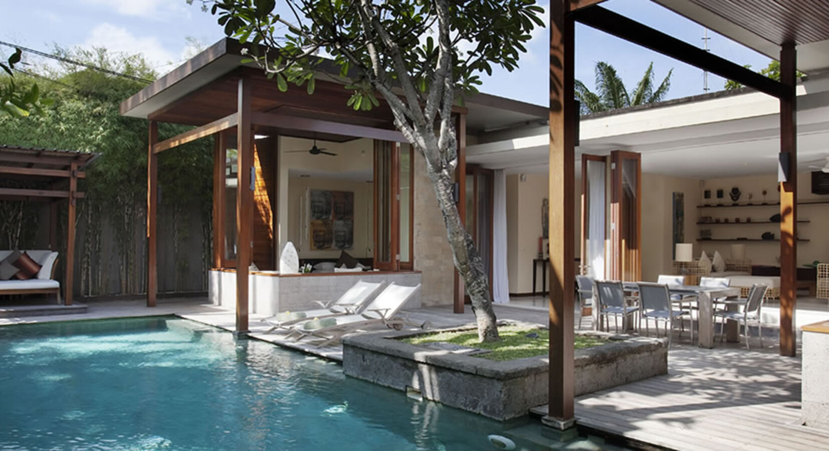 Private two-bed villa