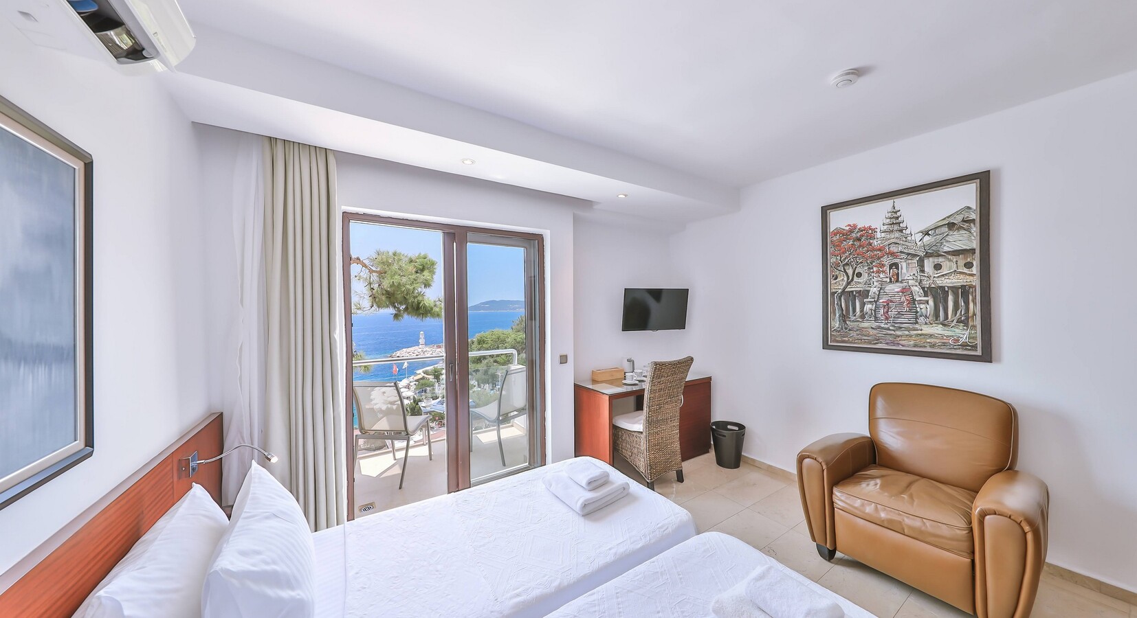 Twin Room with Sea View