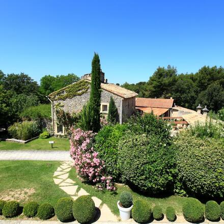 Hotel and garden