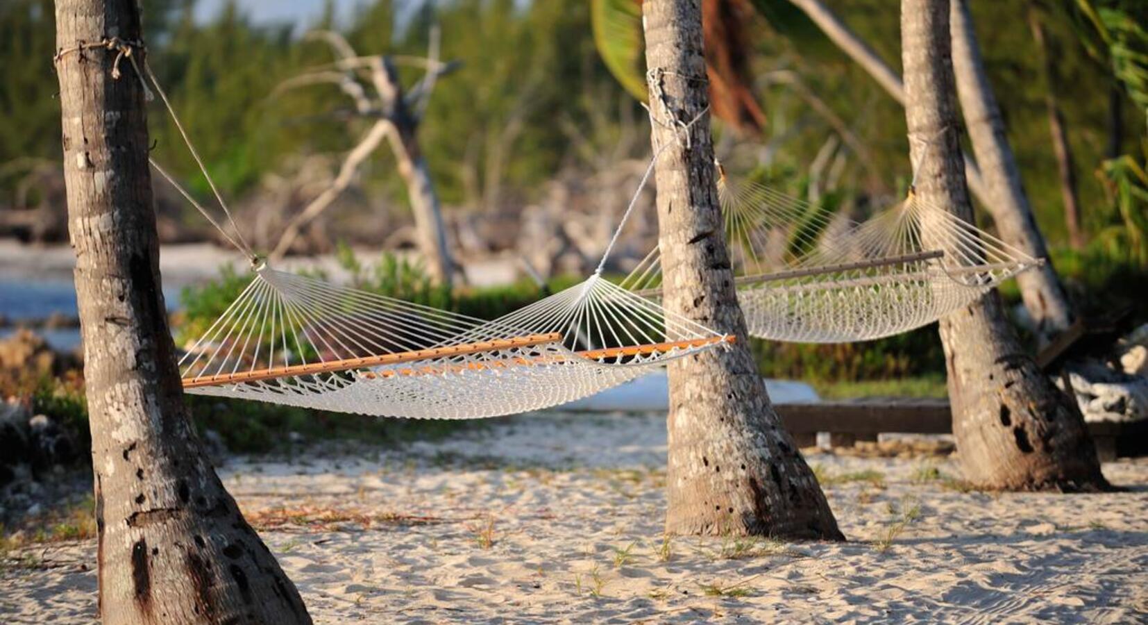 Hammocks on the beach