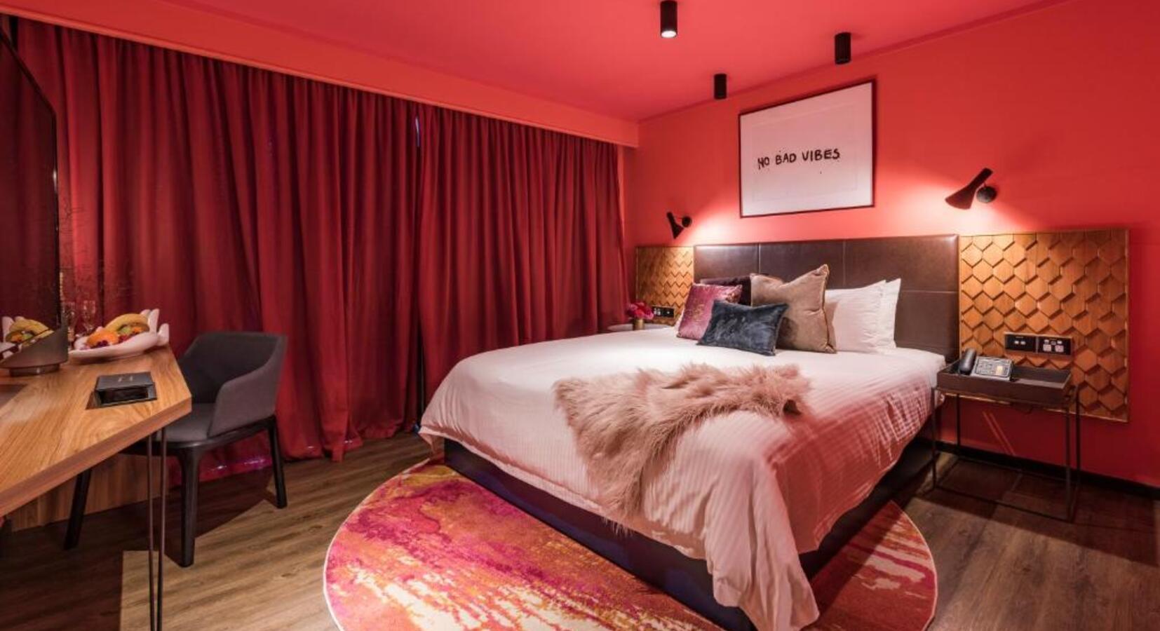 Red Double Guestroom