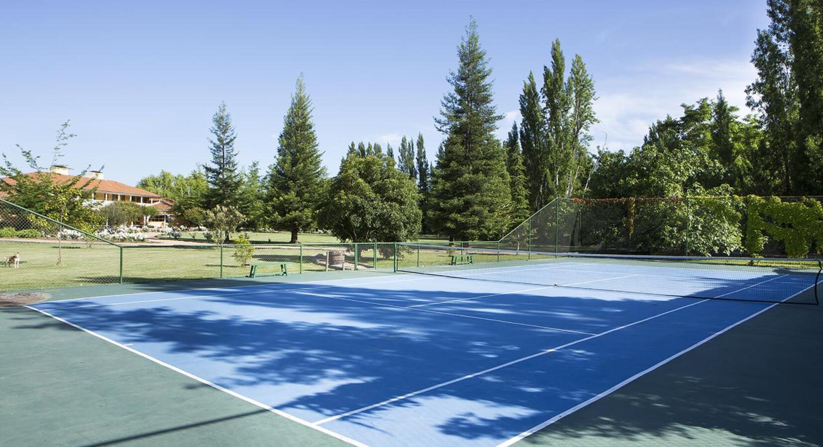 Hotel tennis courts