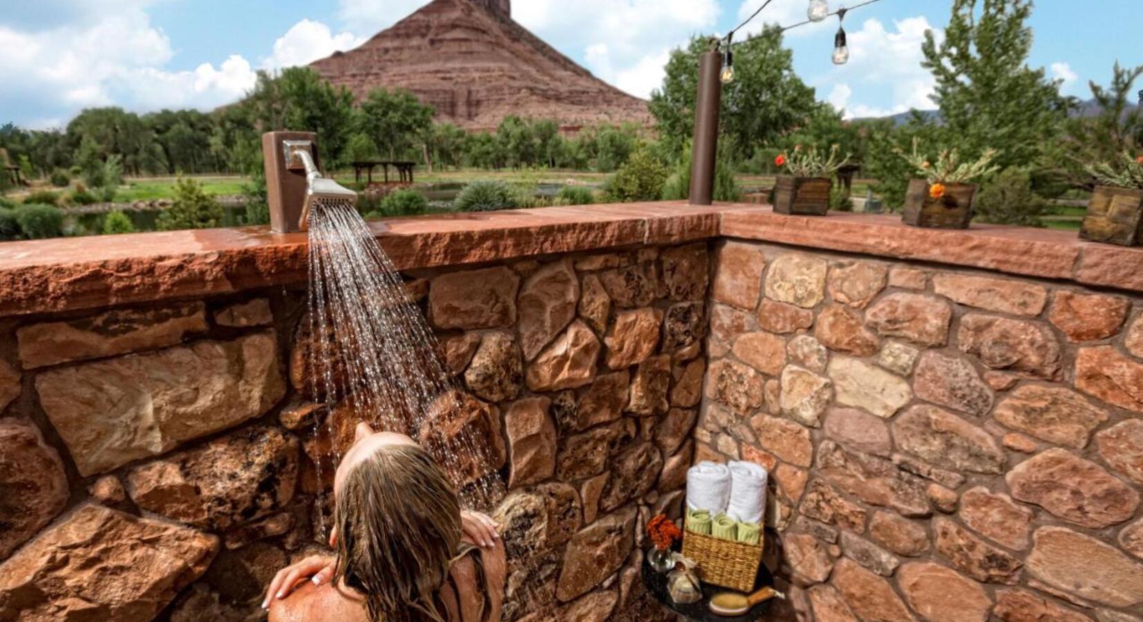 Outdoor shower