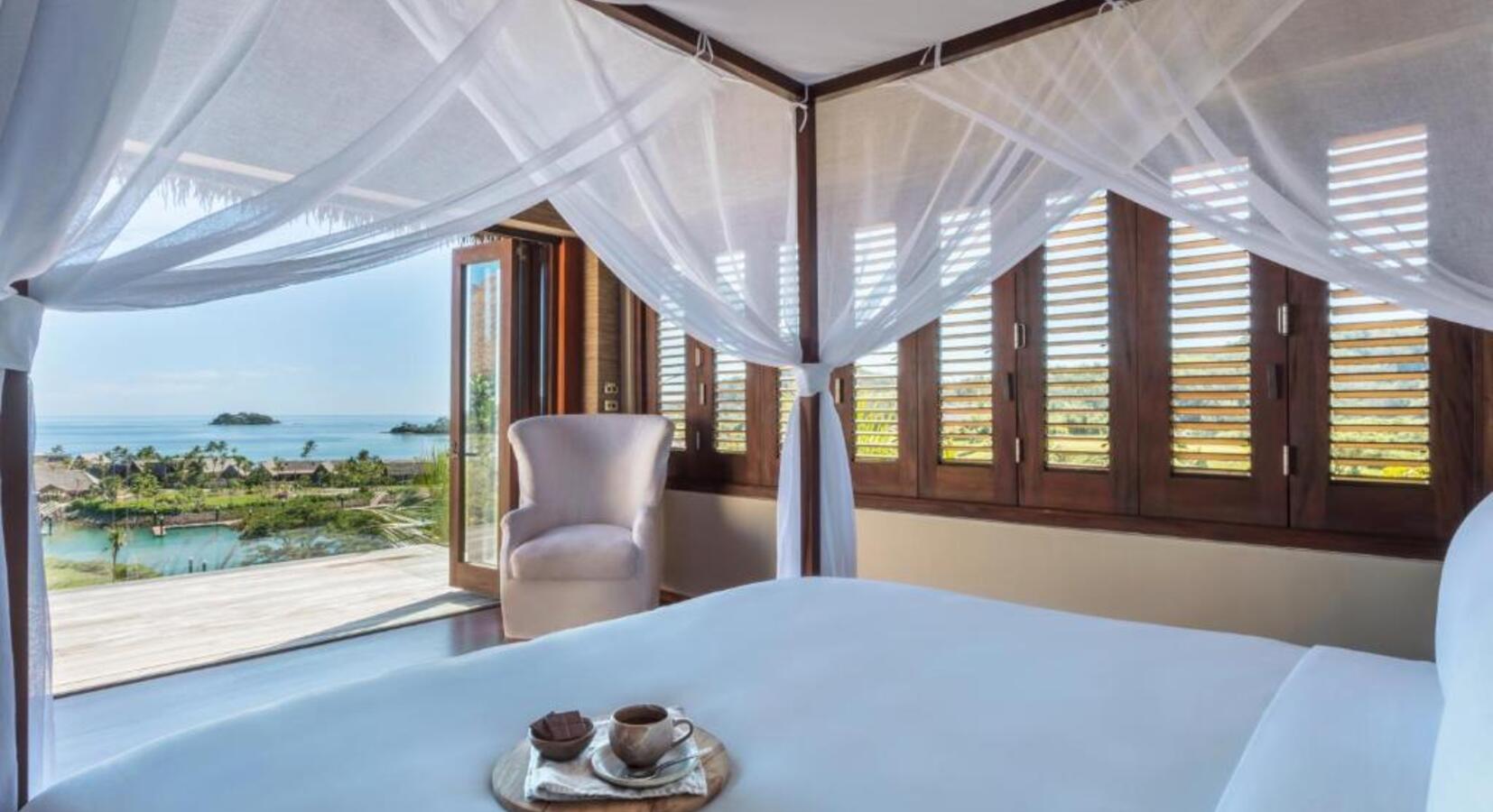 Bedroom with Ocean Views