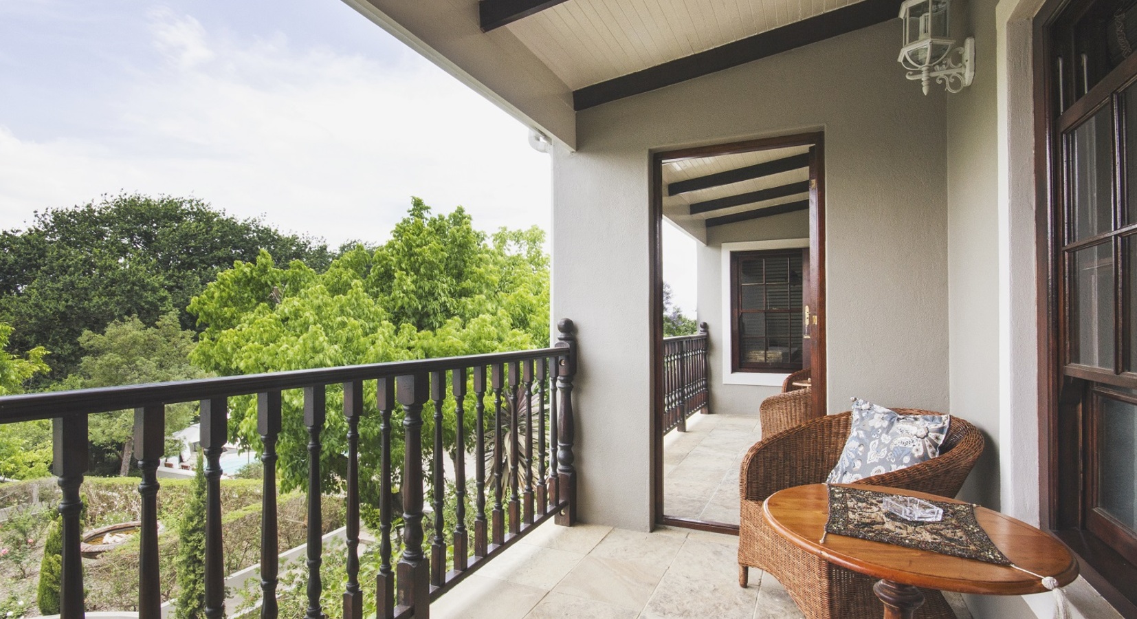 Luxury room balcony