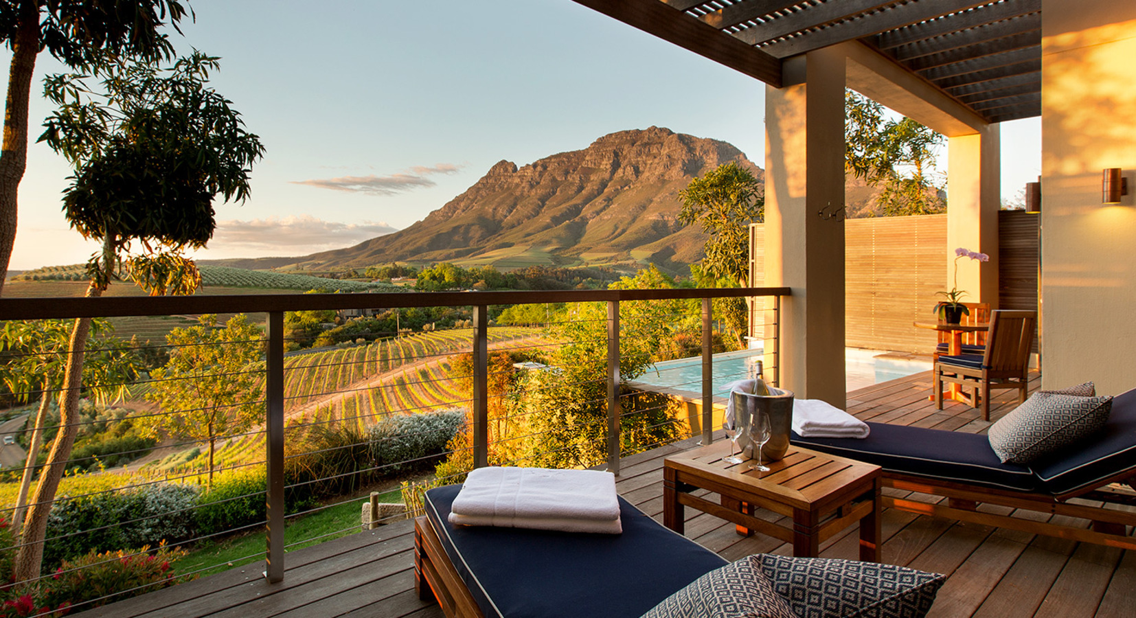 Luxury vineyard lodge