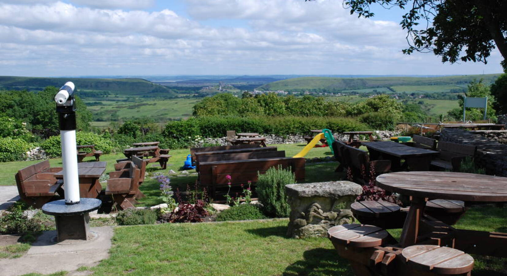 Garden with a view