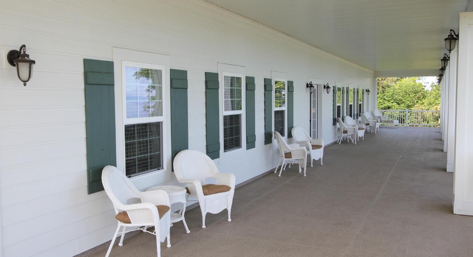 Oceanfront balcony