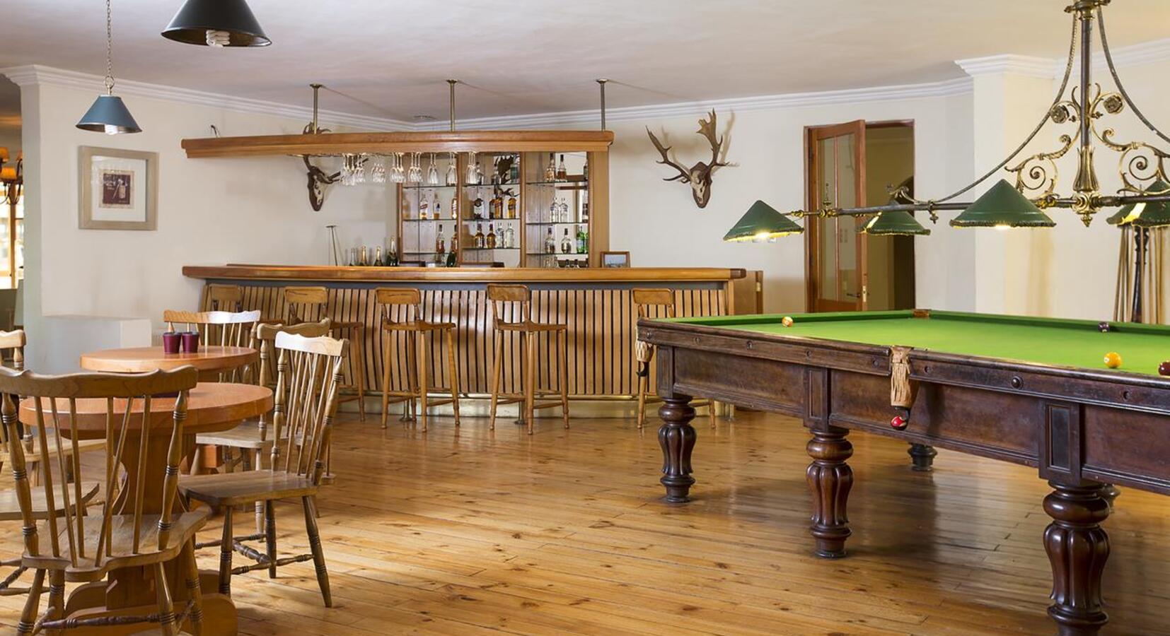 Billiards room and bar