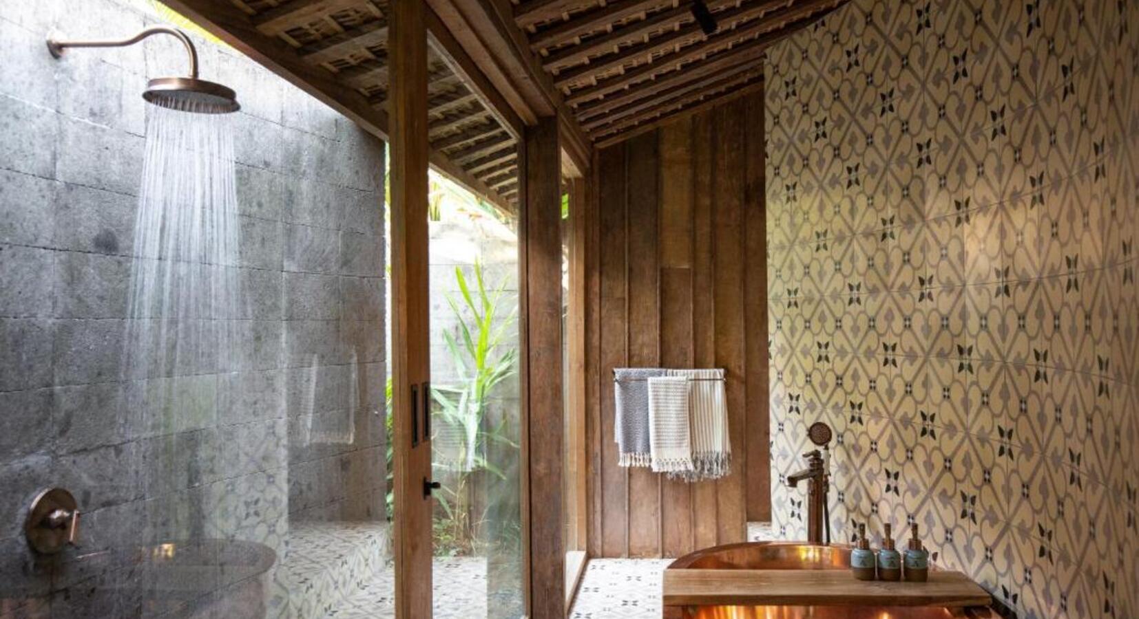 Bathroom with Copper Tub 