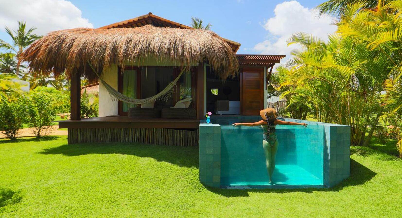 Private bungalow with pool 