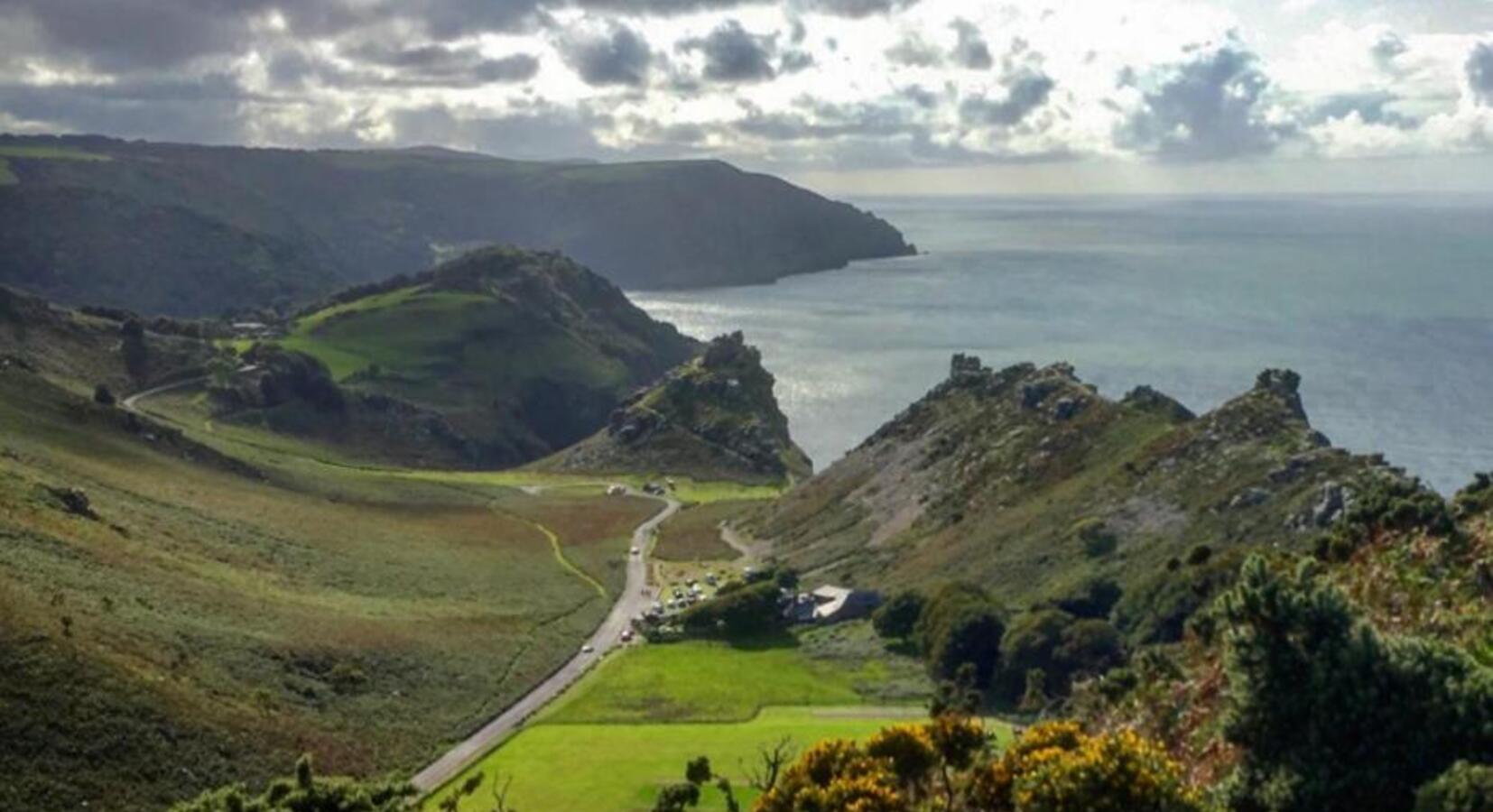 The Valley of Rocks a short walk from Highcliffe House Lynton Devon England 