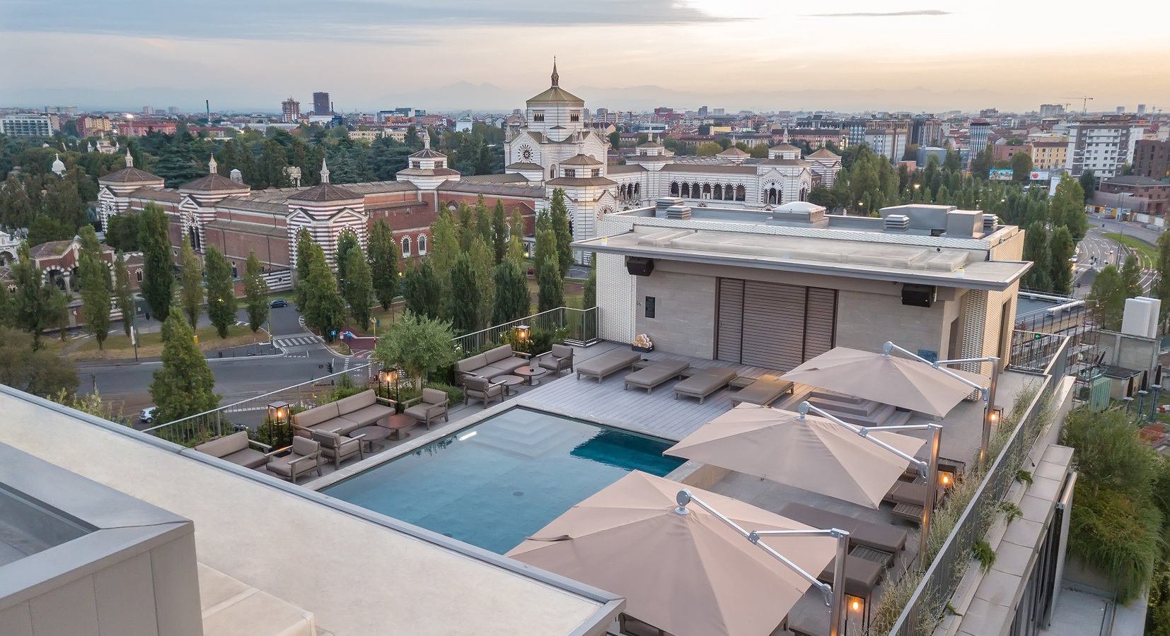 Roof Terrace and Pool