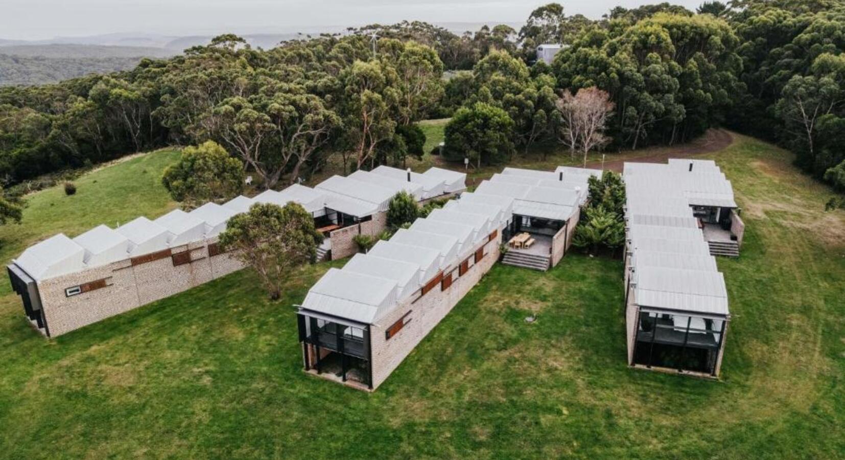 Aerial View of Lodges