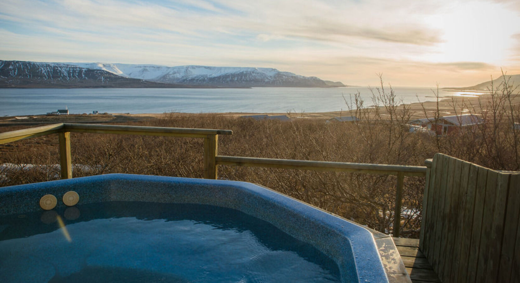 Outdoor hot tub