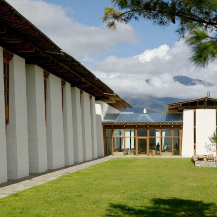 Hotel exterior and garden