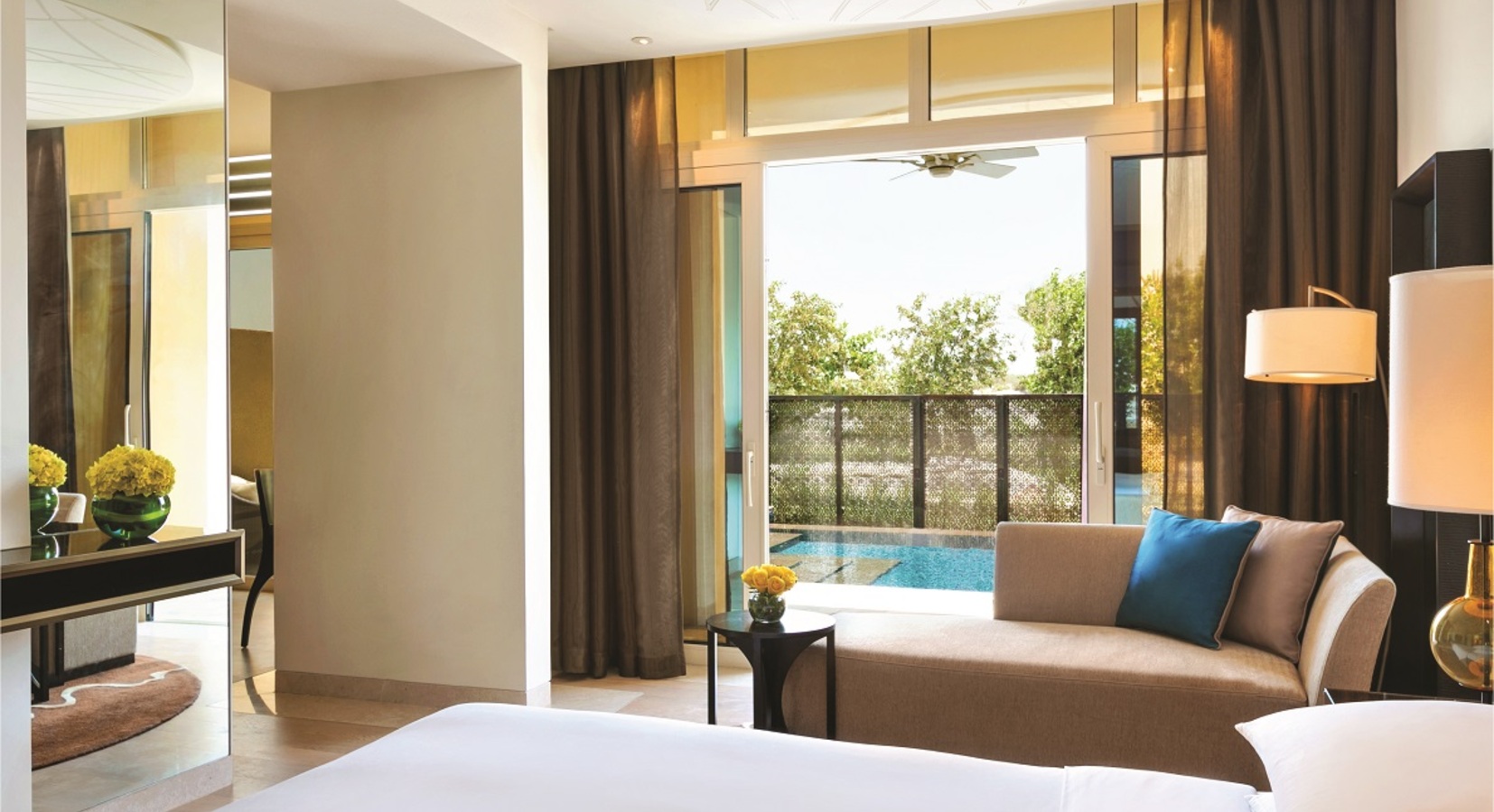 Garden View Suite Bedroom with plunge pool