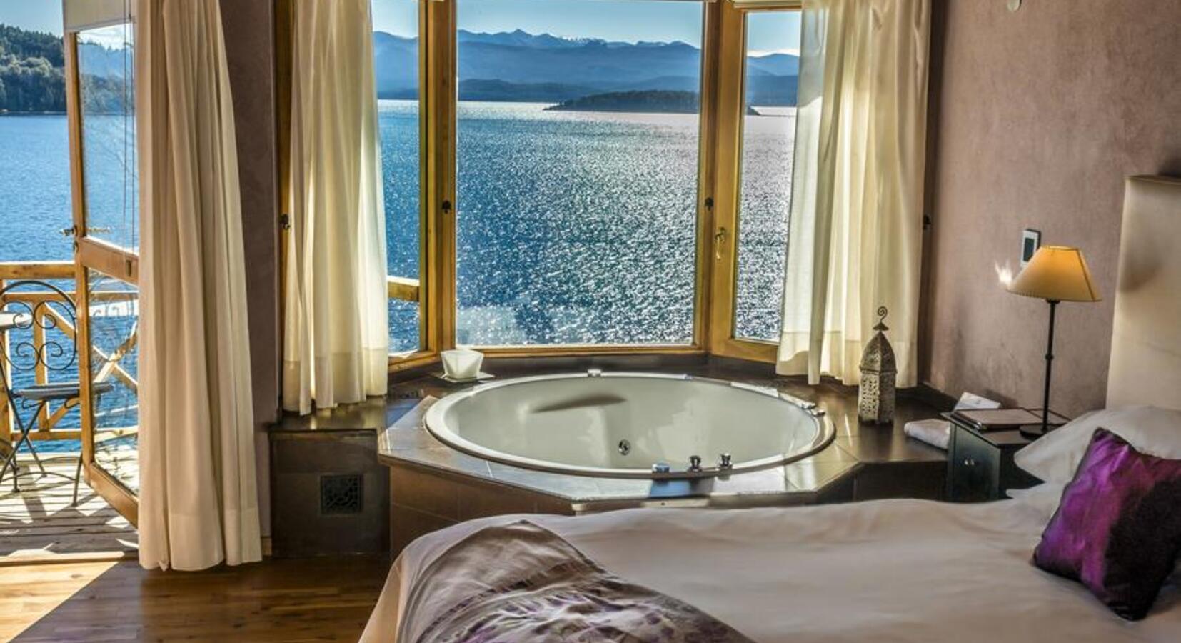 Suite with hot tub