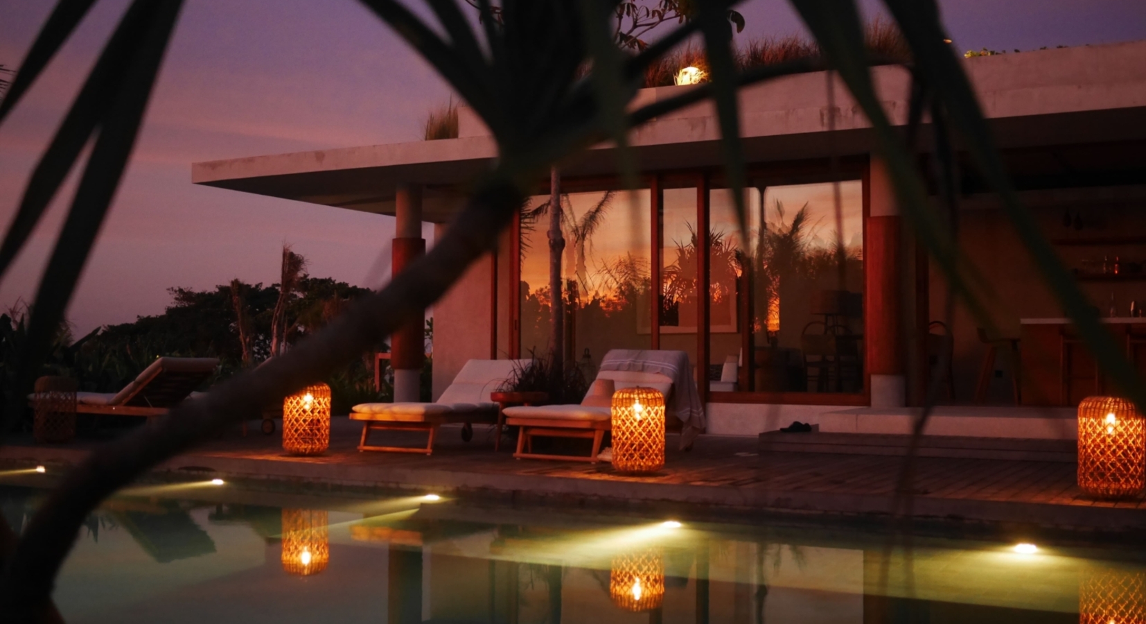 Two-Bedroom Villa - Evening Poolside