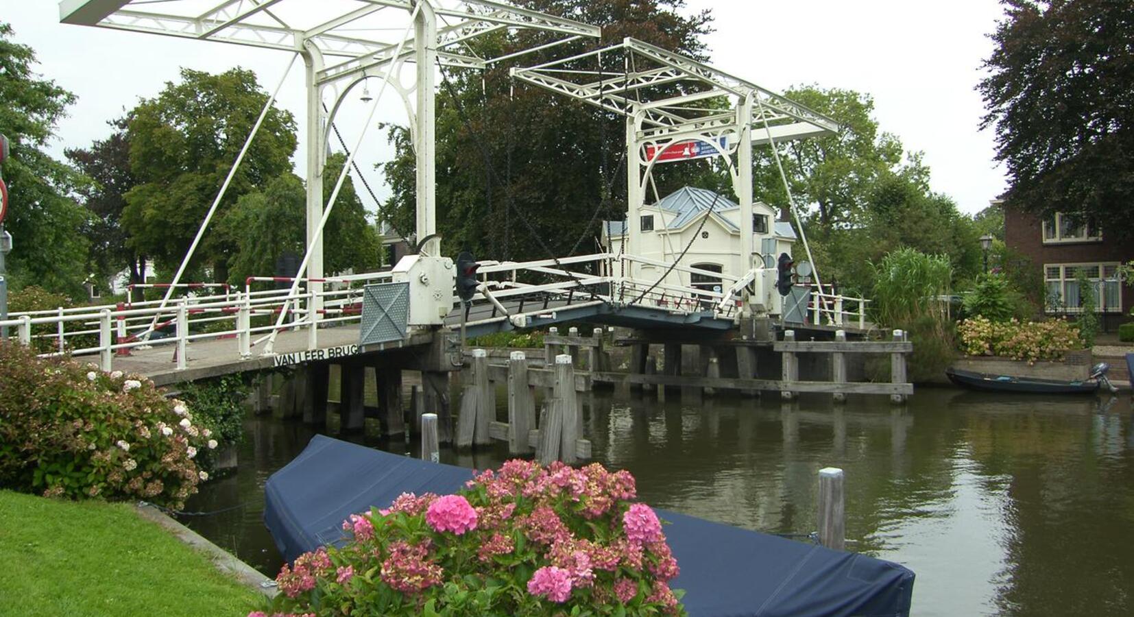 Bridge leading to hotel 