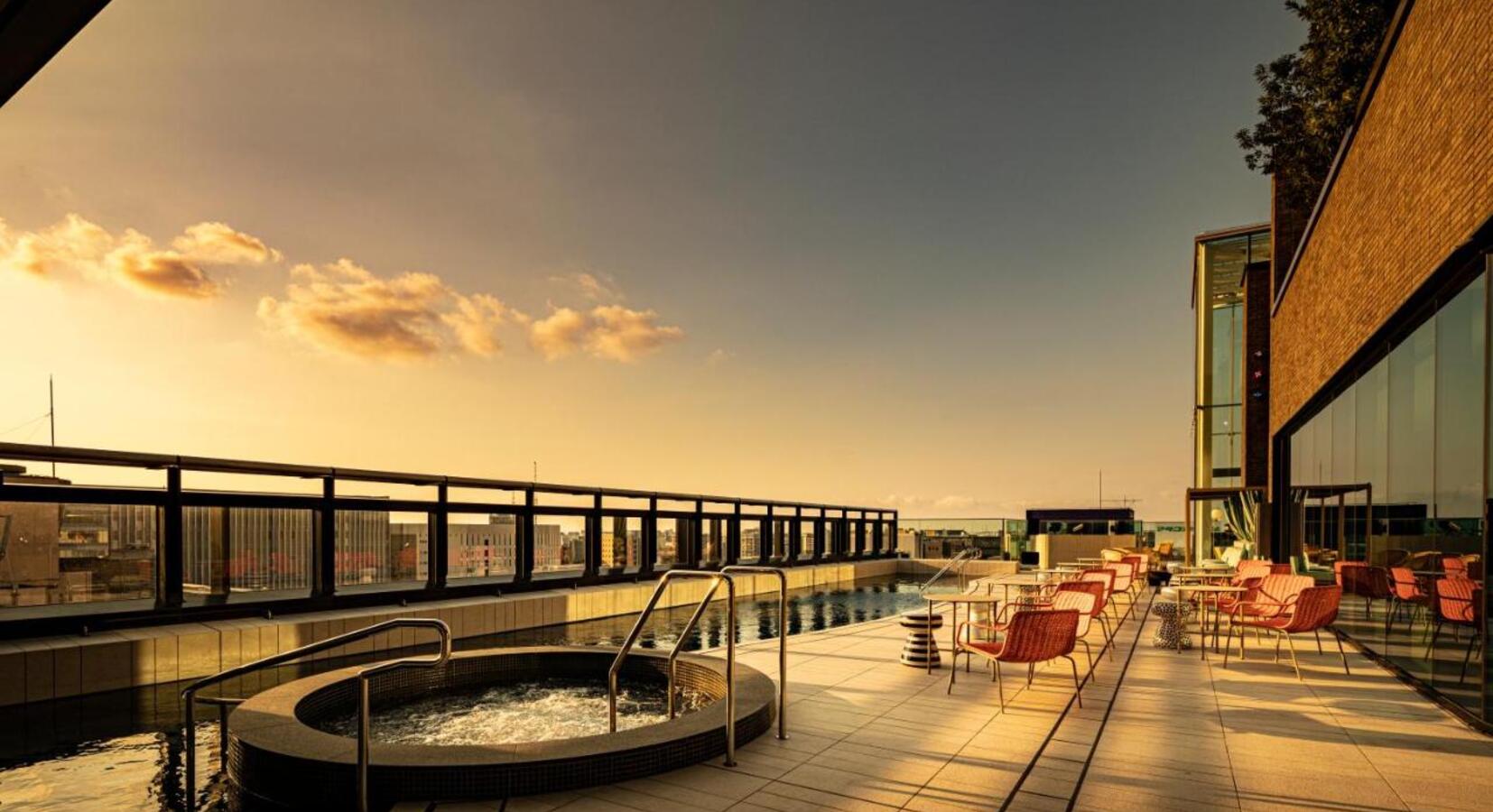 Roof Terrace at Sunset