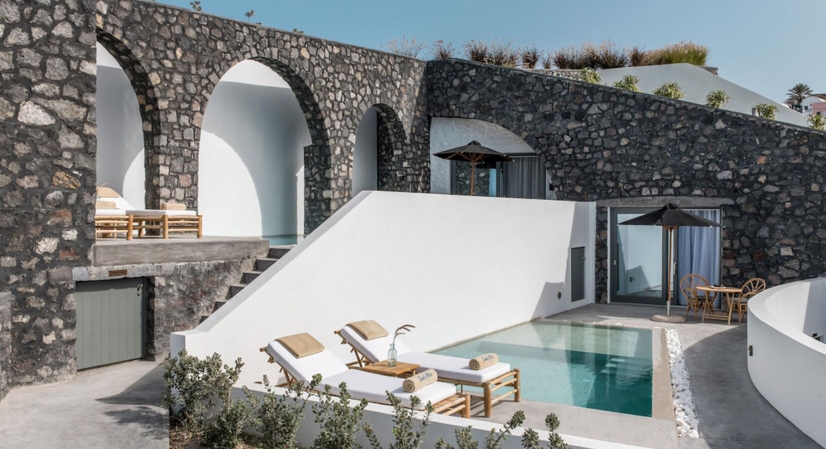 Private terrace with plunge pool