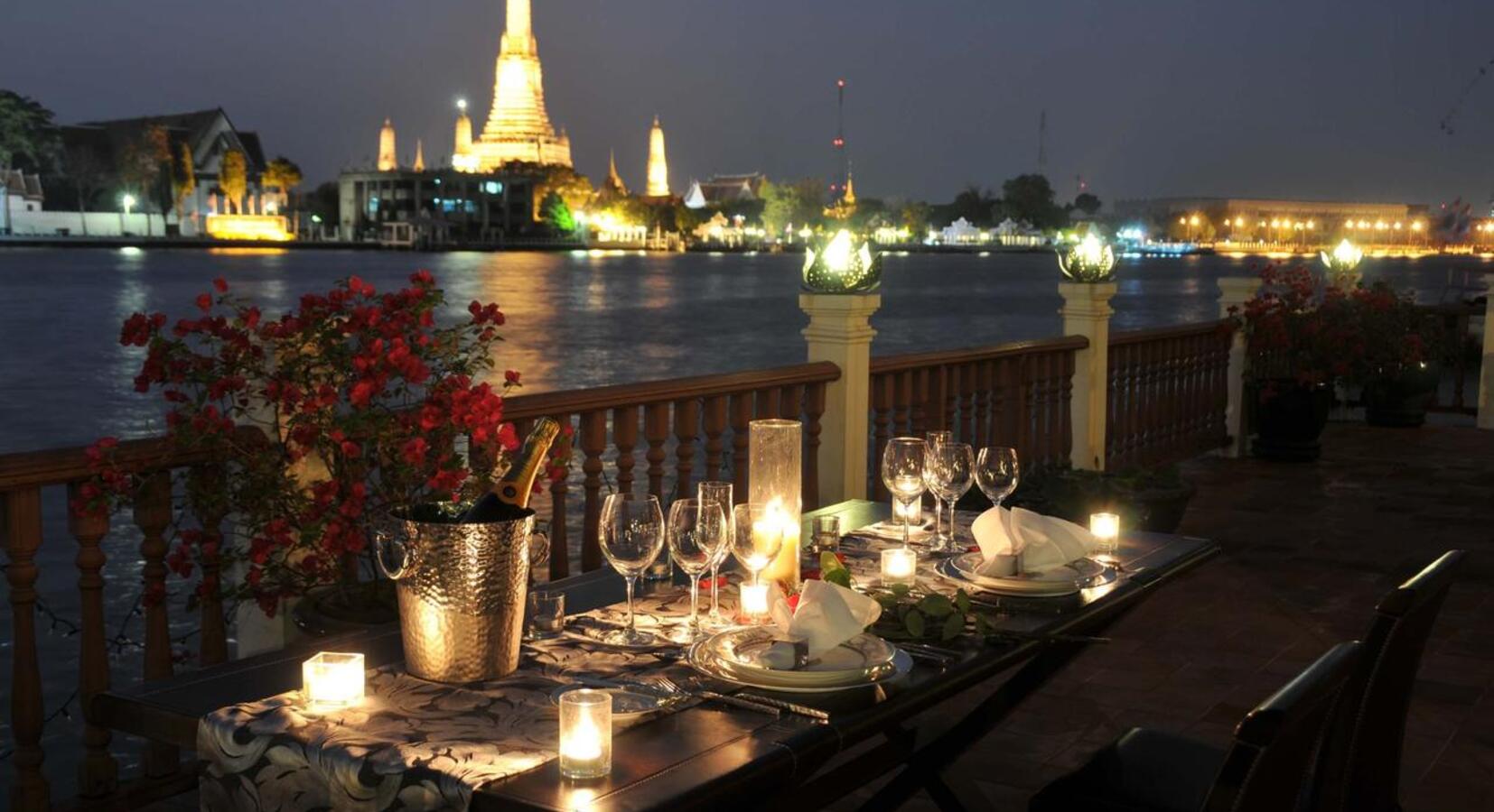 Restaurant with river views