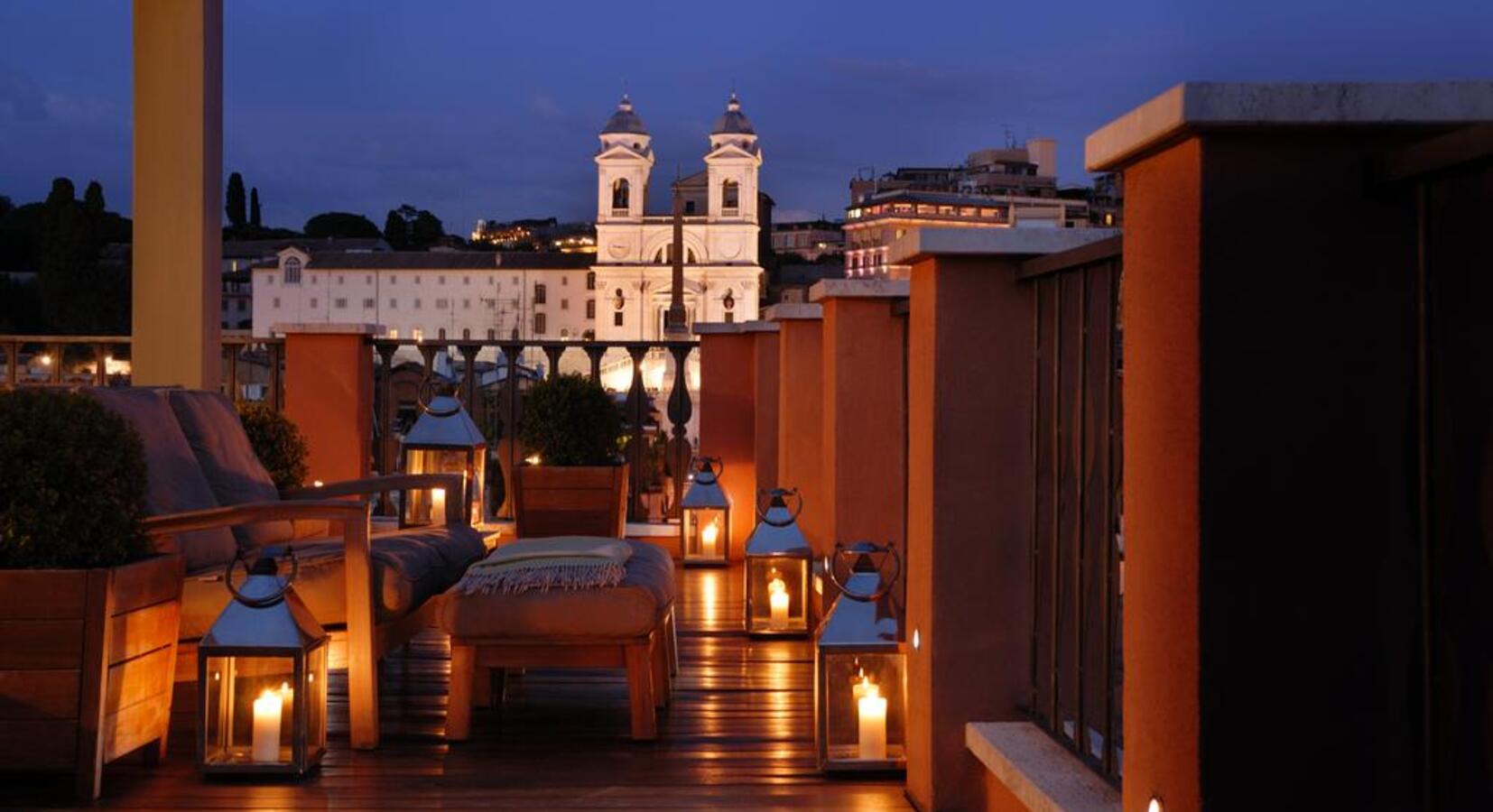 Roof Terrace Night View