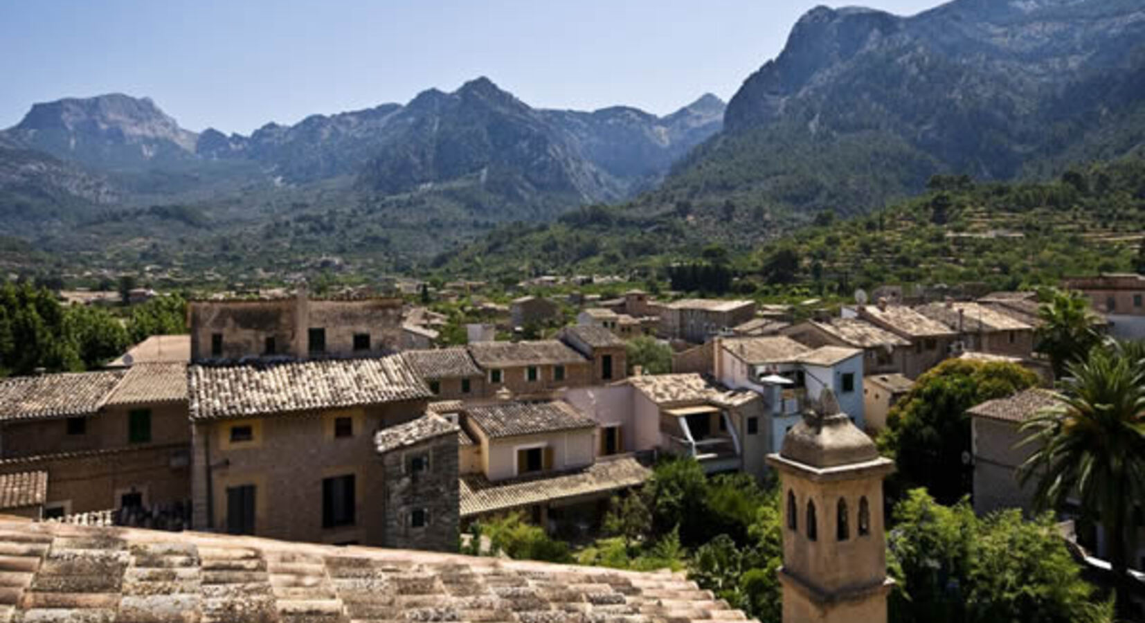 Views over the Tramuntana Mountains