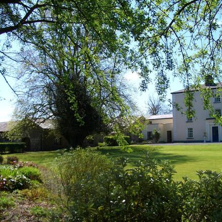 View of hotel and gardens