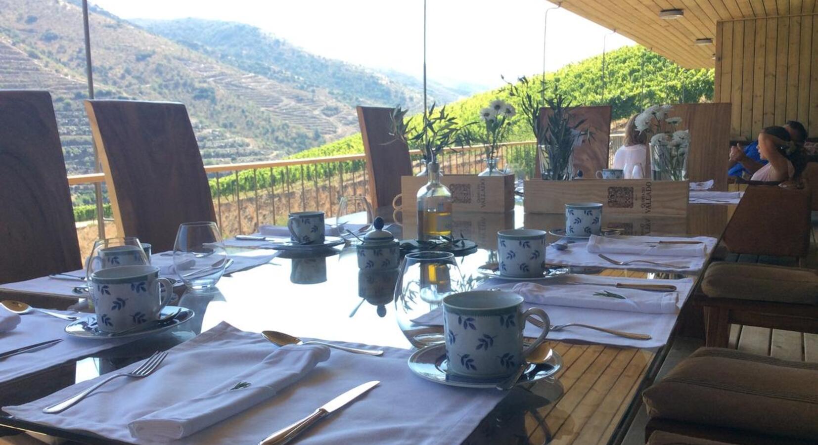 The Main Terrace, Set for Dining