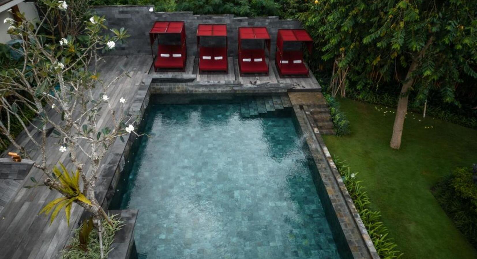 Aerial View of Pool 