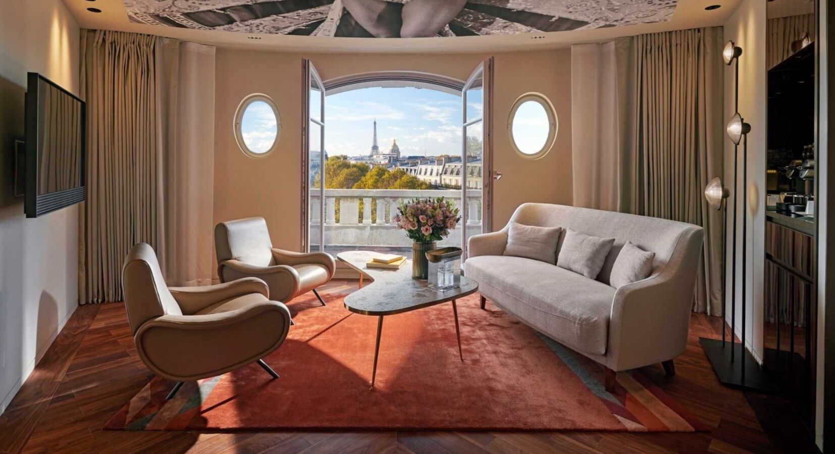 The Josephine Baker Suite with Eiffel Tower view